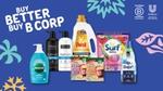 Product from Unilever brands including Radox, Tresemme, Persil, Continental, Surf and Comfort